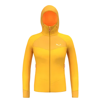 SALEWA - Agner Polarlite Kapuzenjacke Damen - Gelb (Gr.42)