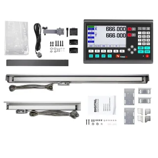 YHSINO YH800-2 Digital Display Ruler YE Optical Linear Scale with IP54 Protection High Precision Versatile Use for Milli