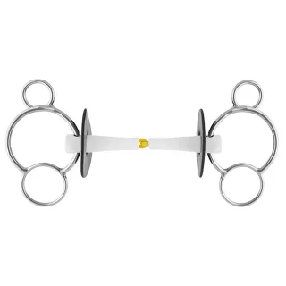 Gebiss Nathe 3-Ring einfach gebrochen