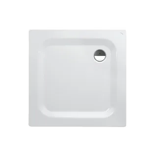 LAUFEN Duschwanne Platina Stahl inkl.Schallschutz 1000x1000x25mm weiß, H2150040000401 H2150040000401