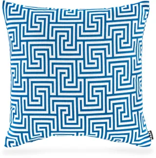 H.O.C.K. Dekokissen "Gauzy blue No 16" Kissenhülle mit Füllung, 1 Stück