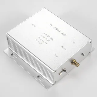 1-1050MHz RF Linear Power Amplifier 3.5W 12-18V 32-36dB Gain SMA Connector Class A for DTMB Signal Boosting