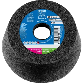 PFERD TOOLS Schleiftopf ETT Leistungslinie SG CAST+STONE für Guss/Stein - 63538222