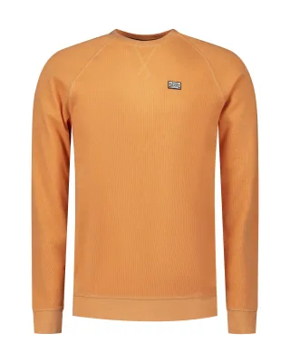 nza new zealand auckland - Pullover Männlich spring orange melange - Gr. - L