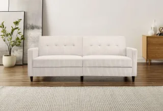 Dorel Home 3-Sitzer "Hartford II" Bettfunktion, Rückenlehne 2-teilig, 3-fach verstellbar, Sitzhöhe 43 cm