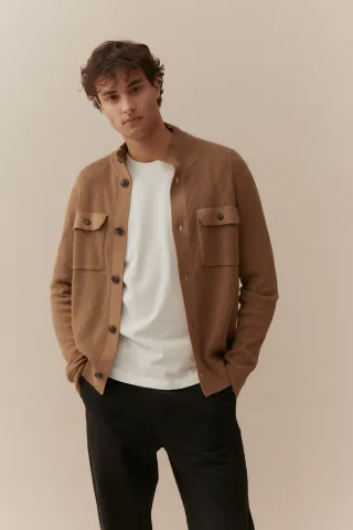 BASEFIELD - Cardigan earth brown - Gr. - XL