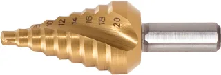KS Tools HSS-TiN Stufenbohrer extra kurz - 330.2375