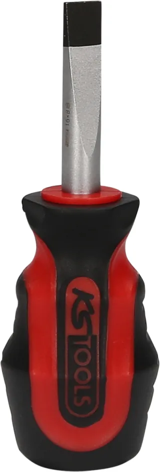 KS Tools ERGOTORQUEplus Schlitz-Schraubendreher, kurz - 159.1124