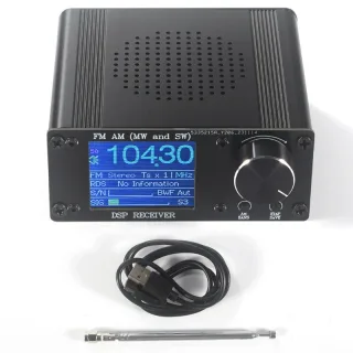 ATS-80 AM FM Radio Receiver Portable Durable High Sensitivity with Multiple Frequency Conversion DSP Digital Demodulatio