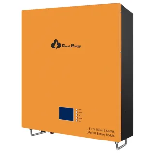[EU Direct] Cloudenergy 48V 150Ah 7.68KWh Wall Mounted LiFePO4 Lithium Battery, 6000+ Life Cycles, Built-in BMS & LED Mo
