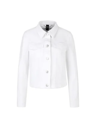 Marc Cain Additions - Jeansjacke Rethink Together white - Gr. - 42