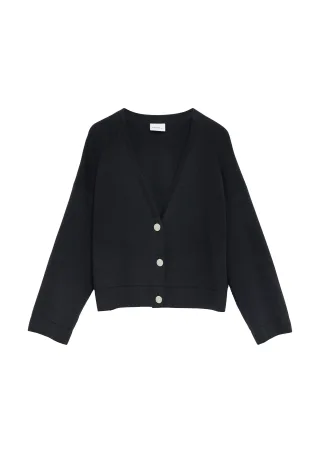 comma - Strickjacke blau - Gr. - 44