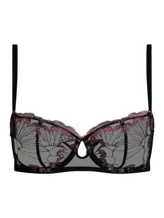 Chantelle Lingerie - Lily Balconette BH romantic black - Gr. - 75 B