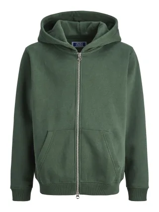 JACK&JONES - JORBEDFORD SWEAT ZIP HOOD JNR sycamore - Gr. - 164