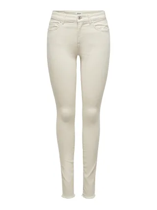 ONLY - ONLBLUSH MID SK AK RW DNM DOT019 NOOS Ecru - Gr. - L/30