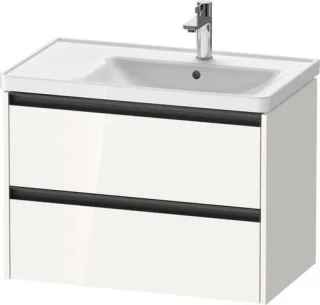 Duravit Ketho.2 Waschtischunterbau wandhängend Weiß Hochglanz 784x455x549 mm - K25286022220000 K25286022220000