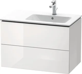 Duravit L-Cube Waschtischunterbau wandhängend Weiß Hochglanz 820x481x550 mm - LC629202222 LC629202222