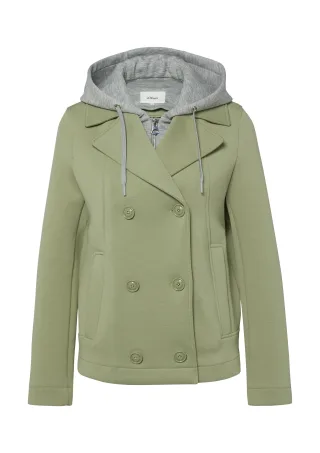 s.Oliver - Outdoor-Jacke grau|grün - Gr. - 44