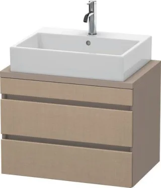 Duravit DuraStyle Konsolenwaschtischunterbau wandhängend Leinen & Basalt Matt 700x478x512 mm - DS530 DS530607543