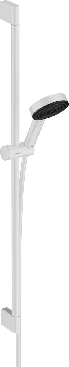 Hansgrohe Brauseset Pulsify 105 3jet Relaxation EcoSmart m.Brausestange 900 mattweiss, 24171700 24171700