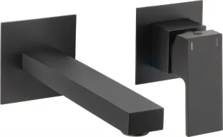 Neuesbad Serie 500 Waschtischarmatur Unterputz, Ausladung 186mm, schwarz matt NB1DEBBZN54L1