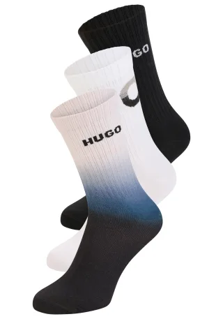 HUGO Underwear Socken 3 Paar tlg. sportlich, elastisch, jedes Paar individuell