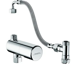 Hansgrohe Thermostat DN15 mit Eckventil Anschluss DN10 chrom, 15346000 15346000