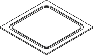 Hansgrohe Abdeckrost RainDrain Spot CS Edelstahl gebürstet 94385000