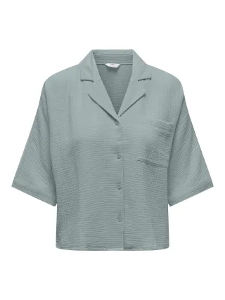 ONLY - ONLTHYRA SS SHIRT NOOS WVN - Gr. - M