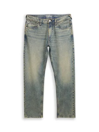 Denim Tom Tailor - TTWAYLEN RELAXED Jeans in gewaschener Optik tinted blue denim - Gr. - 33/36