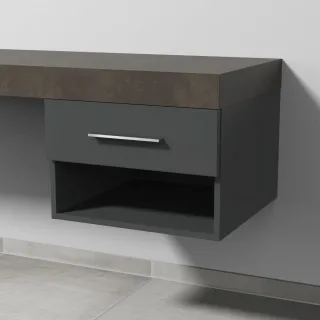 Sanipa Anbau-/Solitärschrank 2morrow (G1352) 340x500x520 Anthrazit-Matt, G135222 G135222
