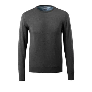 MASCOT Herren Strickpullover FRONTLINE Dunkelanthrazit / Hellgrau-meliert 4XL - 50636-989-18088-4XL