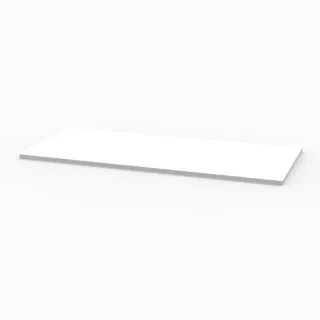 Sanipa Arbeitsplatte variabel (2morrow), AP06901 Weiss-Matt, H:19, B:350-2000, T:520 mm AP06901