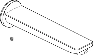 Ideal Standard Auslauf f. Wand-Waschtischarmatur, Chrom A861322AA