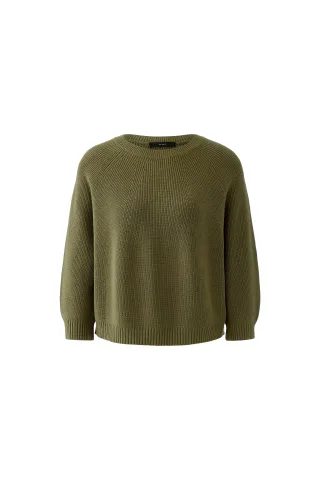 Oui - Pullover green garden - Gr. - 34