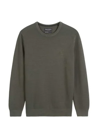 Marc OPolo Casual - Pullover aus Bio-Baumwoll-Piqué braun - Gr. - XXL