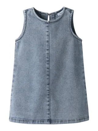 NAME IT - NMFAMELIA SL DNM DRESS 2188-GY T medium blue denim - Gr. - 92