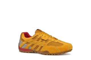 Geox Sneaker "U SNAKE ORIGINAL" Halbschuh, Freizeitschuh, Schnürer im Retro-Look