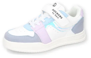 Dockers by Gerli Sneaker, Retro Sneaker, Klettschuh, Freizeitschuh mit Gummizug