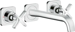 Hansgrohe 3-L.Waschtischarmatur Axor Citterio E Fertigset Wandmontage chrom, 36107000 , 36107000 36107000
