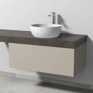 Sanipa Waschtischunterbau mit Auszug 2morrow (P3324) 340x900x520 Kaschmir-Matt, P33241U P33241U