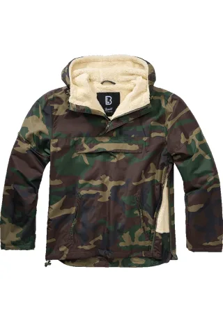 Brandit Allwetterjacke "Brandit Herren Windbreaker Sherpa" 1 Stk. tlg. mit Kapuze