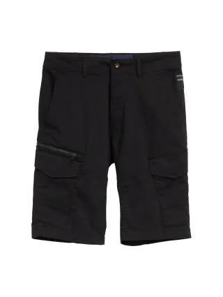 Denim Tom Tailor - Regular Fit Cargo Shorts black - Gr. - XS