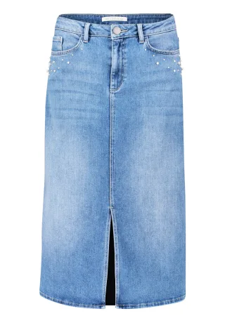 Betty & Co - Jeansrock light blue denim - Gr. - 38