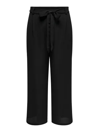 ONLY CARMAKOMA - CARLUX LIFE PALAZZO ANKLE PANT NOOS black - Gr. - 48
