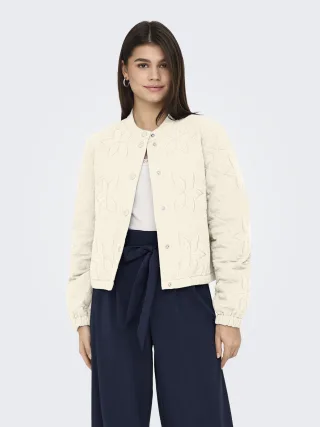ONLY - ONLAURA LIGHT QUILTED EMB. BOMBER OTW Moonbeam - Gr. - L