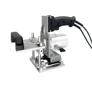 Woodworking Slotting Locator Compact Router Trimming Machine 2 in 1 Invisible Fastener Punch Bracket for Wardrobe Cupboa