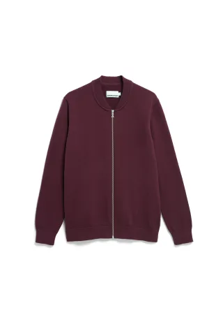 Armedangels - AGAAMON KNIT JACKET dark cranberry - Gr. - XXL