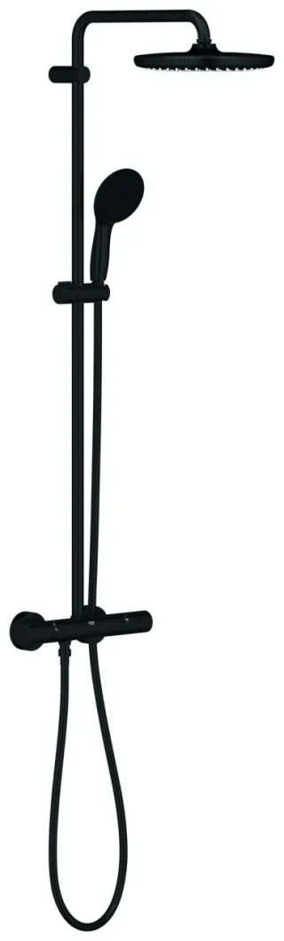 GROHE Duschsystem Tempesta 250 26670_1 Brause-THM KB Tempesta 250 matt black, 266702431 266702431