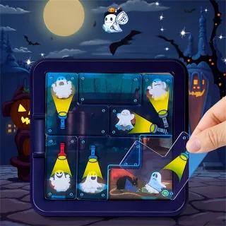 Puzzle Game Ghost Catcher / Police Catch Thieves Flashlight Catcher Board Games Brain Development Adventure Challenge Su